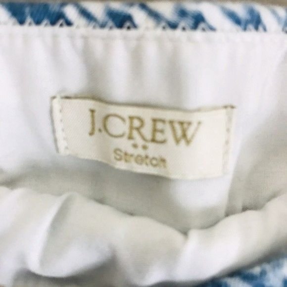 J CREW Abstract Print Shorts Size 8 - Picture 7 of 8